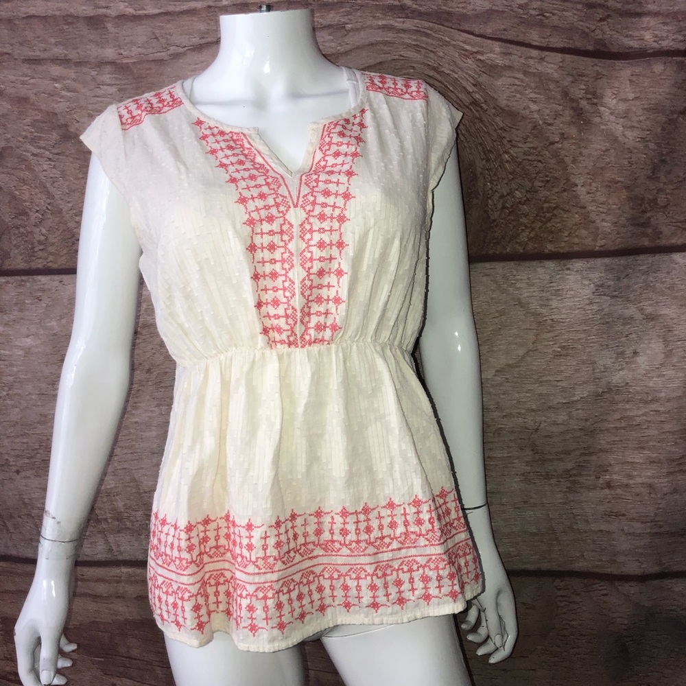 Lucky Brand Women’s Top Size Small Elastic Waist
